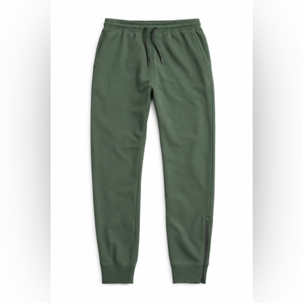 Abercrombie & Fitch XL Joggers Forest Green Zip Ankle Sweatpants